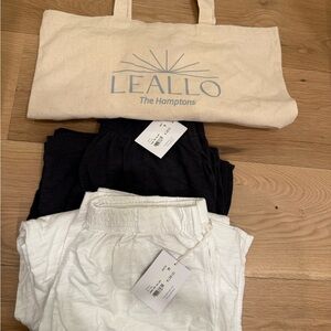 Leallo sz Med Poppy wide leg pant lot